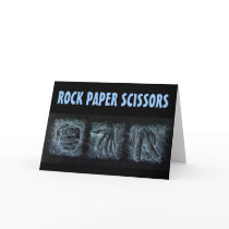 Rock Paper Scissors Card