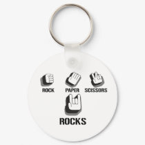 Rock Paper Scissors- Emo Alternative Grunge Rock keychains