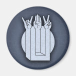 Rock, Paper, Scissors, Enigma Refrigerator Magnets