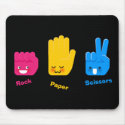 Rock, Paper, Scissors Game Mousepad