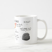 Rock Paper Scissors Gaming Forum Mug