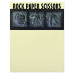 Rock Paper Scissors Letterhead Template
