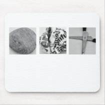 Rock Paper Scissors Mousepad by lisa1970 Rock Paper Scissors Mousepad
