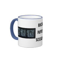 Rock Paper Scissors Coffee Mug