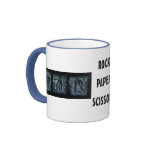 Rock Paper Scissors mugs