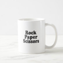 Rock Paper Scissors Mug