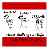 Rock, Paper, Scissors NINJA! posters by jam5245 Rock, Paper, Scissors NINJA! posters