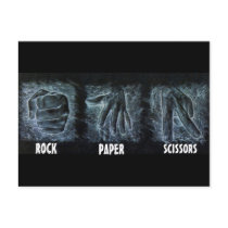 Rock Paper Scissors Postcards