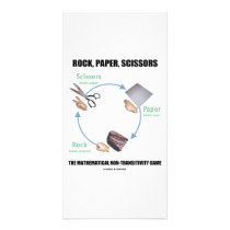 Rock, Paper, Scissors (Rochambeau) Custom Photo Card