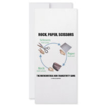 Rock, Paper, Scissors (Rochambeau) Custom Rack Cards