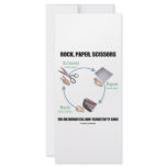 Rock, Paper, Scissors (Rochambeau) Custom Rack Cards