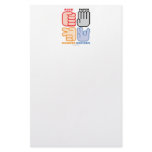 Rock Paper Scissors Shocker Stationery Design
