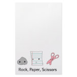 Rock Paper Scissors Customized Stationery
