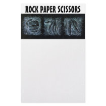 Rock Paper Scissors Stationery Paper