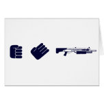 Rock, Paper, Shotgun - Gamer Video Game Gun Cards