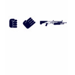 Rock, Paper, Shotgun - Gamer Video Game Gun Shirts