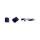 Rock, Paper, Shotgun - Gamer Video Game Gun Tshirt