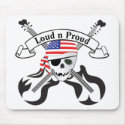 Rock Pirate USA Style mousepads
