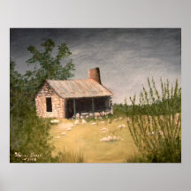 Rock Quarry Cabin Poster