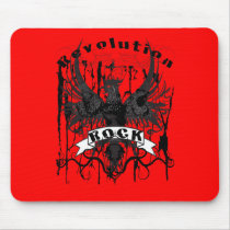 Rock Revolution Music American Apparel Mouse Mats