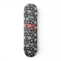 Rock, Rock, Rock, Rock, Skull, Sk8Boreds Skate Board Decks