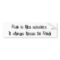 Rock rocks! bumper sticker