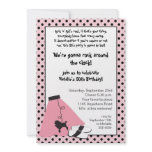 Rock & Roll 50's Birthday Invitation