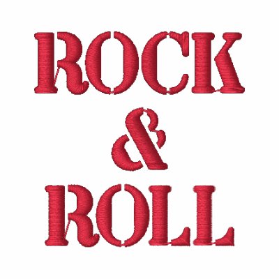 ROCK   &   ROLL -- black / long sleeve Polo Shirt by dogiron