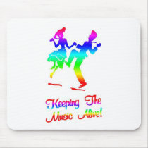 Rock & Roll Dancers Mouse Mat