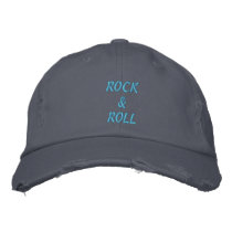 ROCK & ROLL embroidered hats