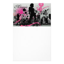 Rock & Roll Personalized Stationery