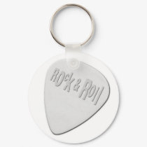 Rock & Roll Pick Keychain