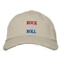 ROCK & ROLL -- RED, WHITE & BLUE! - Customized embroidered hats by dogiron ROCK & ROLL -- RED, WHITE & BLUE! - Customized embroidered hats
