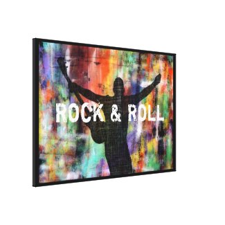 Rock & Roll Revolution Canvas Print
