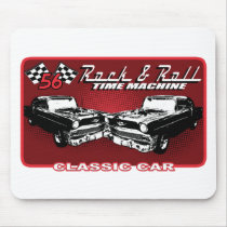 Rock & Roll Time Machine Mousepad