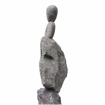 Rock Sculpture Keychain Acrylic Cut Out by Stonedancer