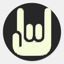 rock sign stickers