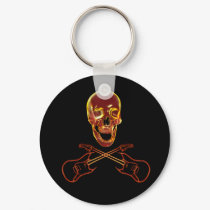 Rock Skull keychains by packratgraphics Rock Skull keychains