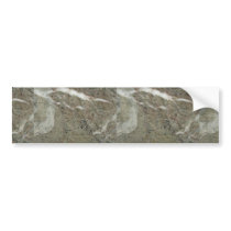 Rock Solid Polished cracks Bumper Stickers
