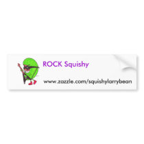 Rock Squishy Bumper Sticker website bumper stickers by Squishylarrybean Rock Squishy Bumper Sticker website bumper stickers