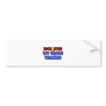Rock Star 1st Grade Teacher bumper stickers