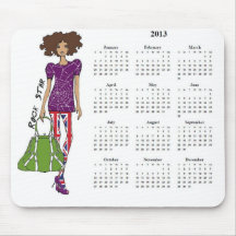 Rock Star 2013 Calendar Mousepad