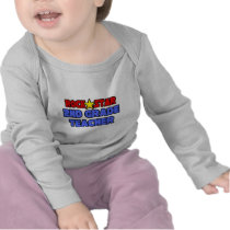 Rock Star 2nd Grade Teacher Tee Shirt