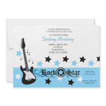ROCK STAR 5x7 Rocker Baby Shower Invitation