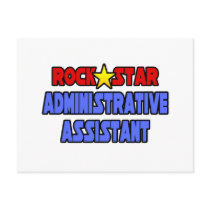 Rock Star Administrative Assistant Post Card
