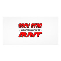 Rock Star...Aunt photo cards