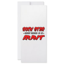 Rock Star...Aunt rack cards