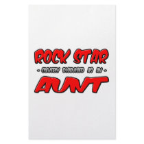 Rock Star...Aunt stationery