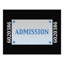 Rock Star Bar Mitzvah Reply Card in Blck/Silv/Blue Personalized Invite