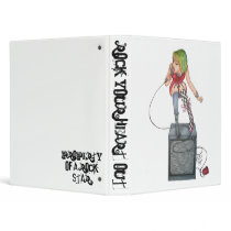 Rock Star 3 Ring Binder